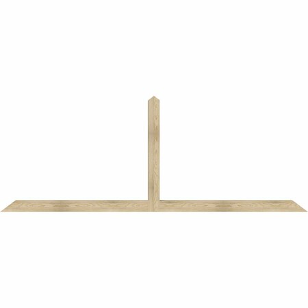 Ekena Millwork Portland Rough Sawn Timber Gable Bracket, Douglas Fir, 108"W x 40"H x 4"D x 4"F, 9/12 Pitch GBW108X40X0404POR00RDF